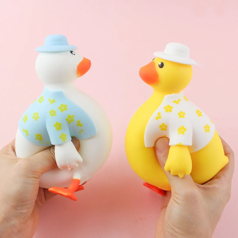 Comical Quacking Rubber Duck Stress Ball