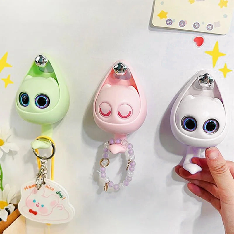 Colorful Kitty Coat Hooks - Luxicro