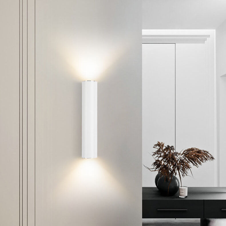 Contemporary Slim LED 2-Light Wall Lamp