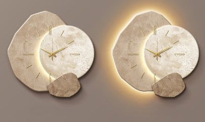 Classic White Wooden Wall Clock