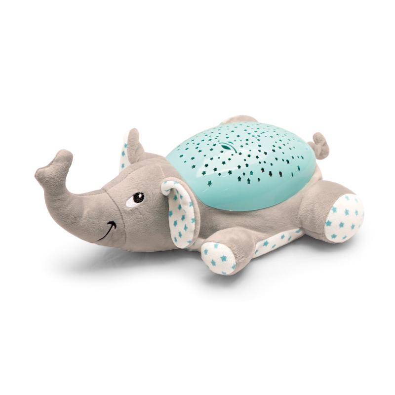 Cuddly Night Light Plush Toy with Music and Star Projector - Luxicro