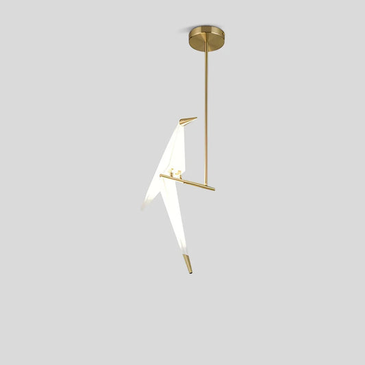 Delicate White Bird Pendant Light Fixture - Luxicro