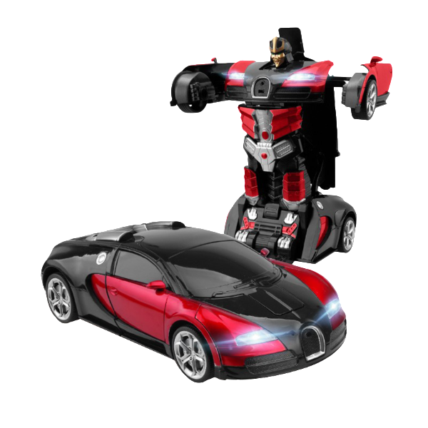 Speedy Cop Remote Control Transforming Car Toy - Luxicro