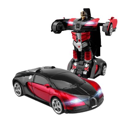 Speedy Cop Remote Control Transforming Car Toy - Luxicro