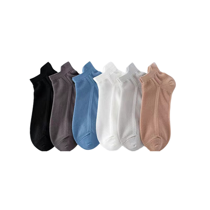 Slim No-Show Grip Socks