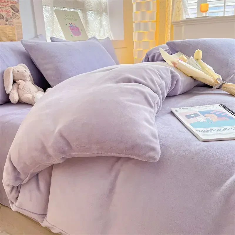 Cozy Warm Fleece Bedding Set