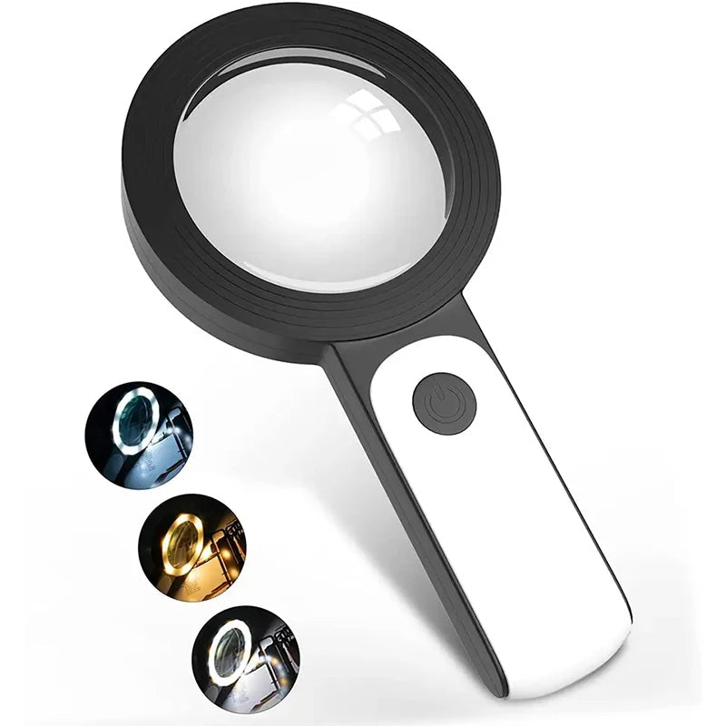 Large Print Magnifying Glass for Easy Reading - Luxicro