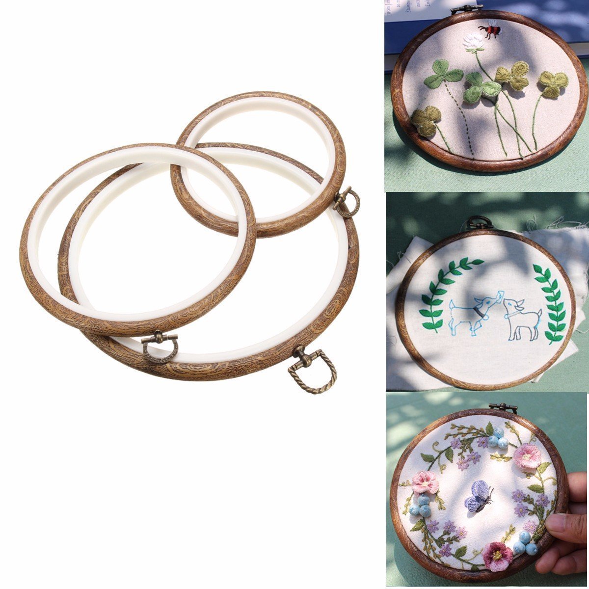 Vintage Floral 3 Piece Ring Set - Luxicro