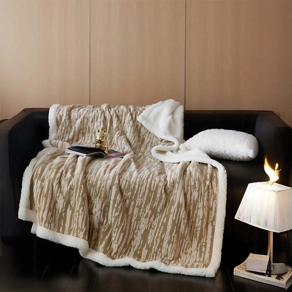 Cozy Woodland Plush Throw Blanket - Luxicro