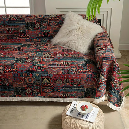 Bohemian Style Fabric Sofa Slipcover