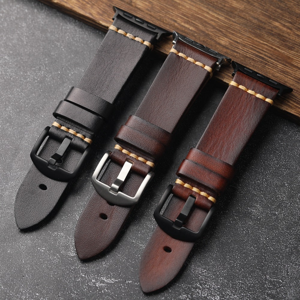 Premium Leather Strap for Apple Watch