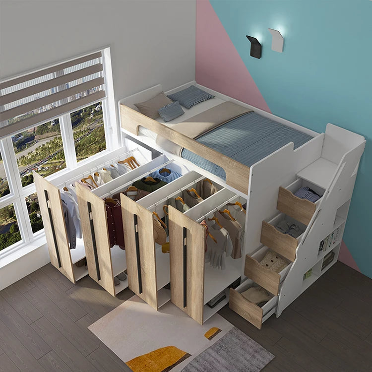 Space Saving Foldable Wall Bed Frame - Luxicro