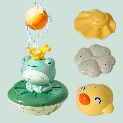 Colorful Childs Silicone Frog Bath Toy