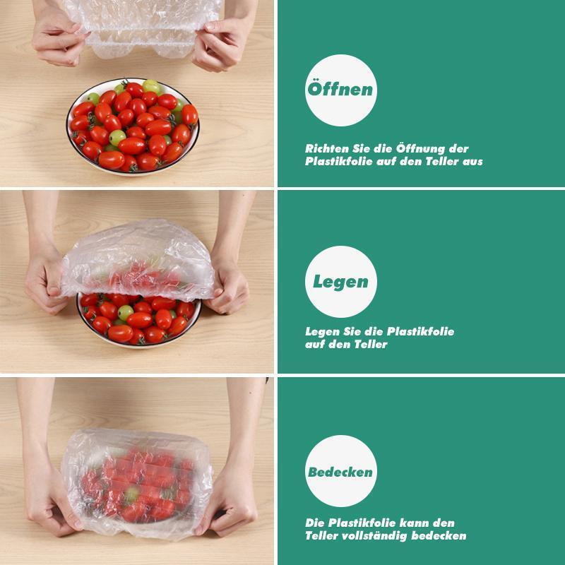 Heavy Duty Clear Plastic Wrap Rolls (100 Sheets)
