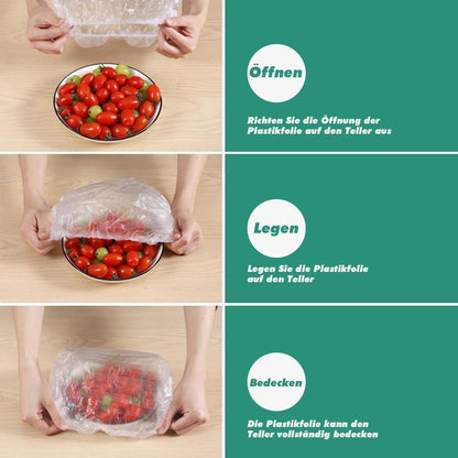 Heavy Duty Clear Plastic Wrap Rolls (100 Sheets)