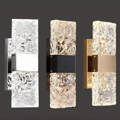 Elegant Glass LED Sconce Light Fixture - Luxicro