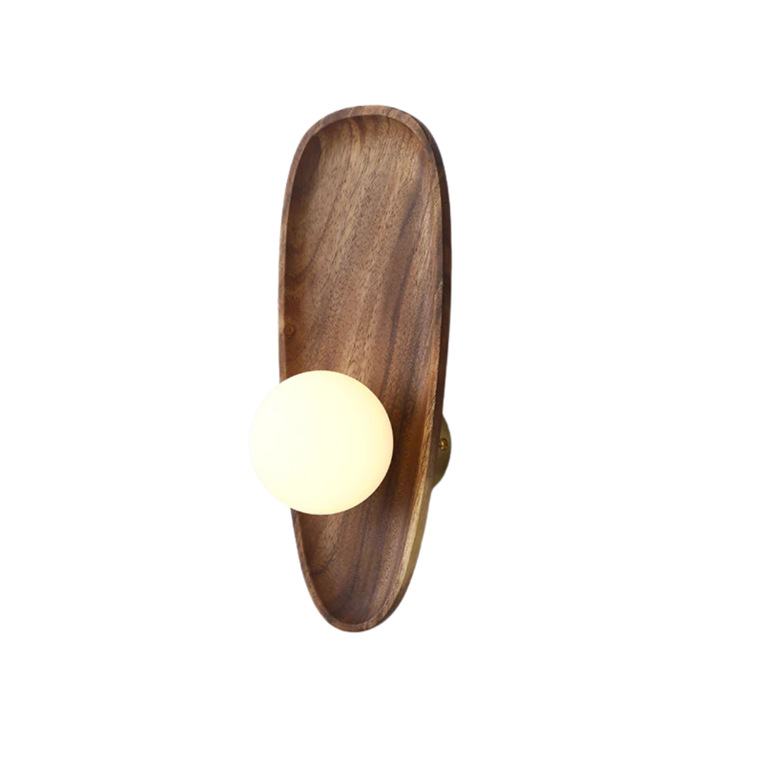 Farmhouse Style Wooden LED Sconce