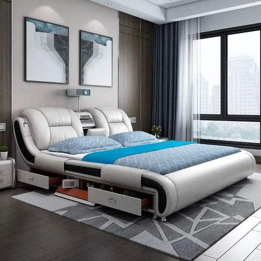 Advanced Wireless Bed with Integrated Sound System - Luxicro