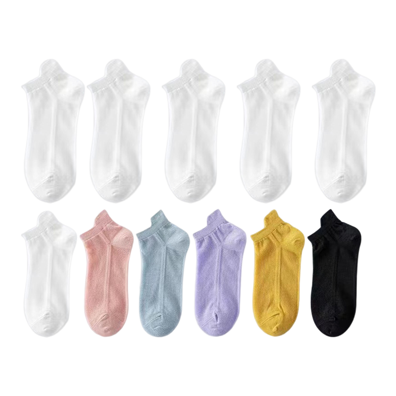 Slim No-Show Grip Socks