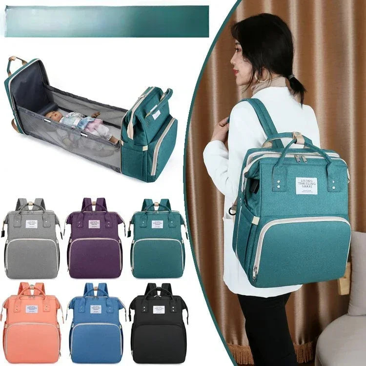 Practical Baby Sling Backpack with Integrated Bassinet
