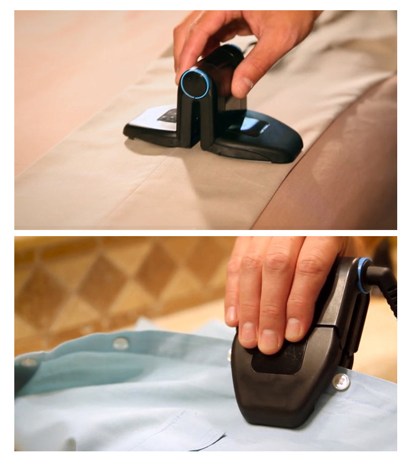 Compact Travel Iron, Lightweight and Portable Steamer Free - Luxicro