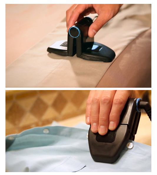 Compact Travel Iron, Lightweight and Portable Steamer Free - Luxicro