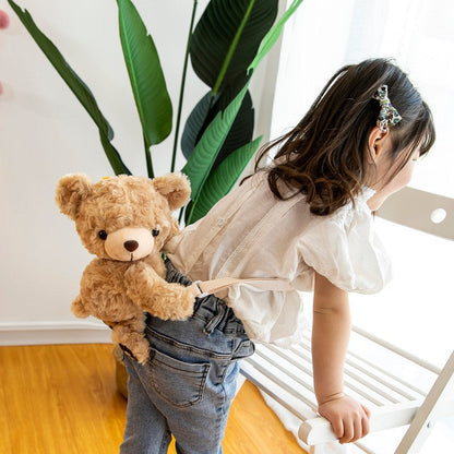 Cuddly Plush Bear Crossbody Bag