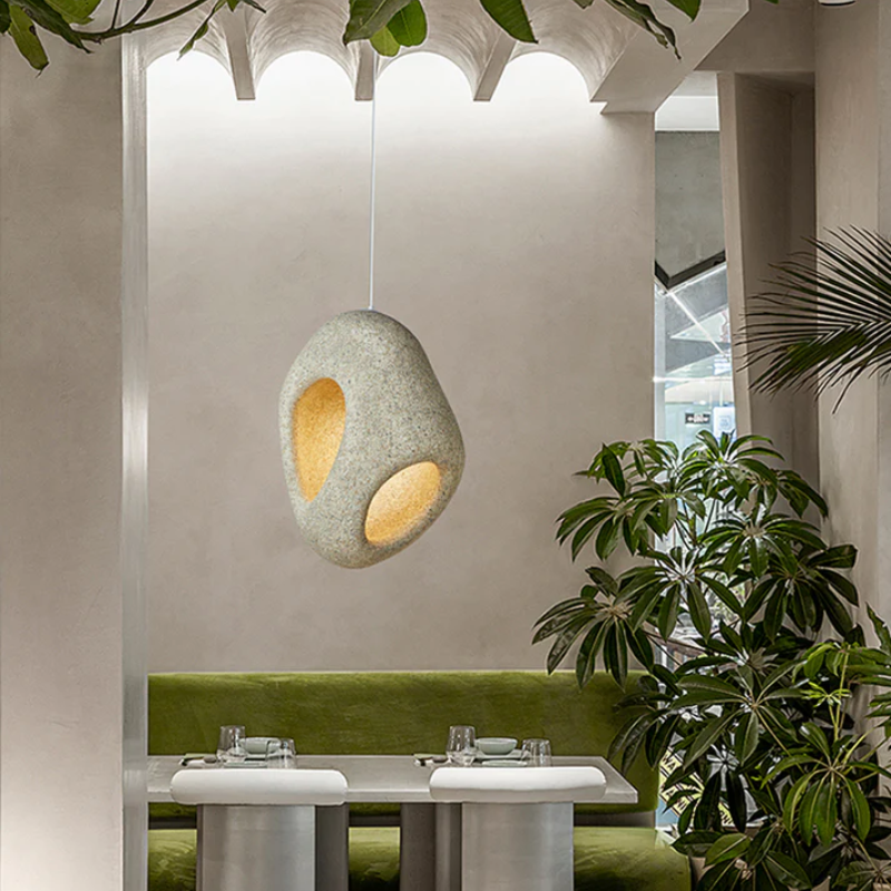 Edgy Modern Metal LED Pendant Lamp
