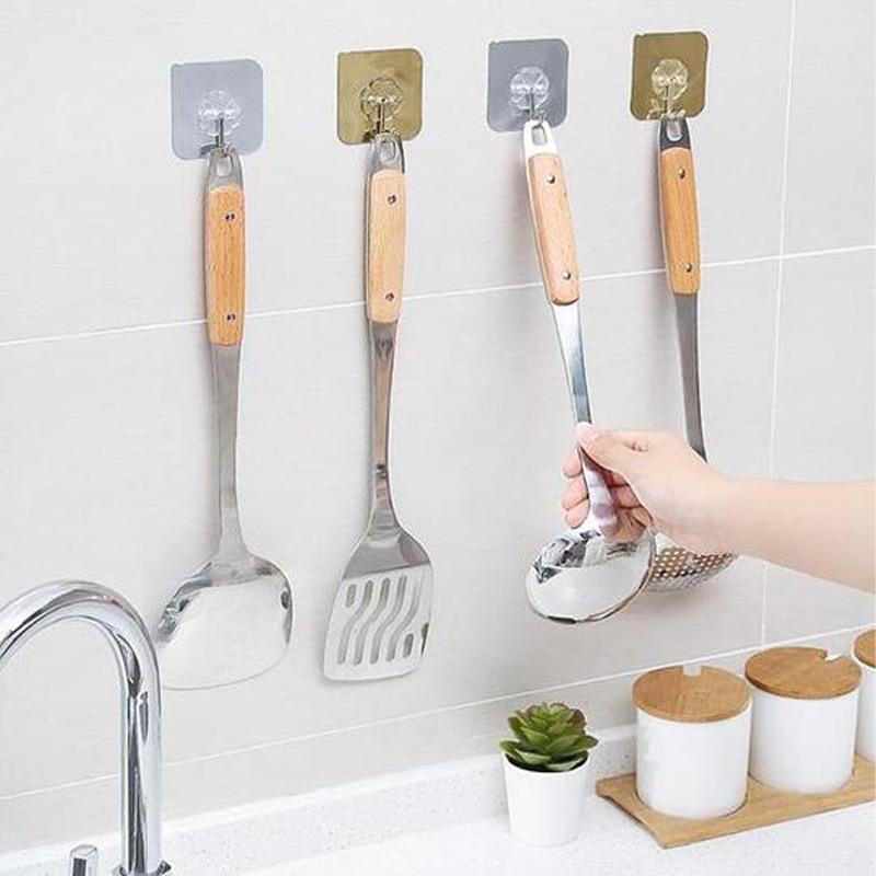 Heavy Duty Adhesive Wall Hooks (10/20/30 Pack)