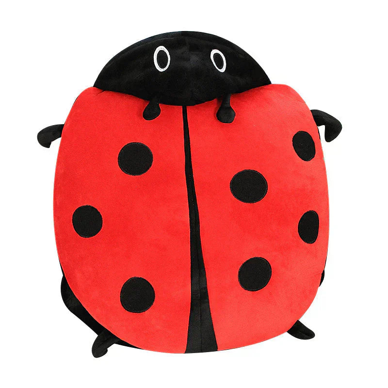 Adorable Red Ladybug Plush Pillow - Luxicro