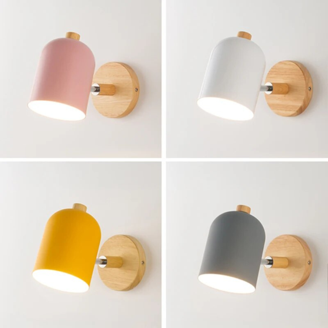 Rustic Wooden Wall Light Fixture - Luxicro