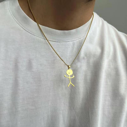Trendy Humor Pendant Necklace