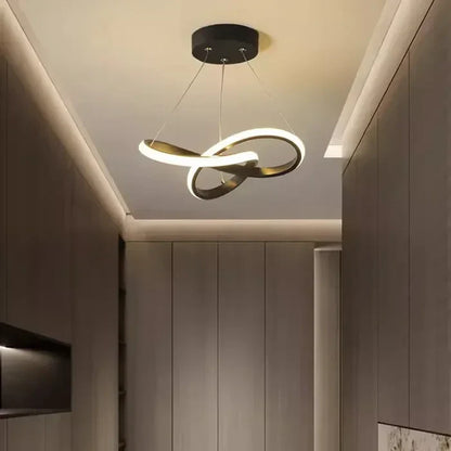 Modern Wave LED Ceiling Lamp
