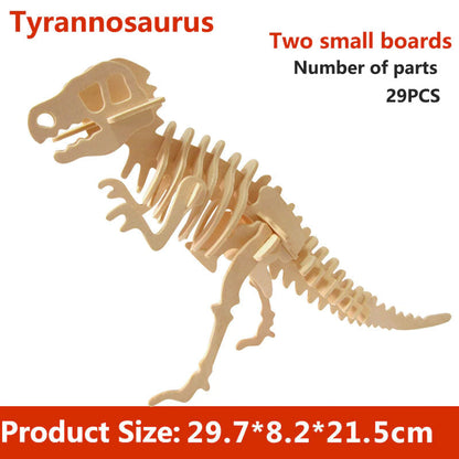 Colorful Kids Dinosaur Jigsaw Puzzle