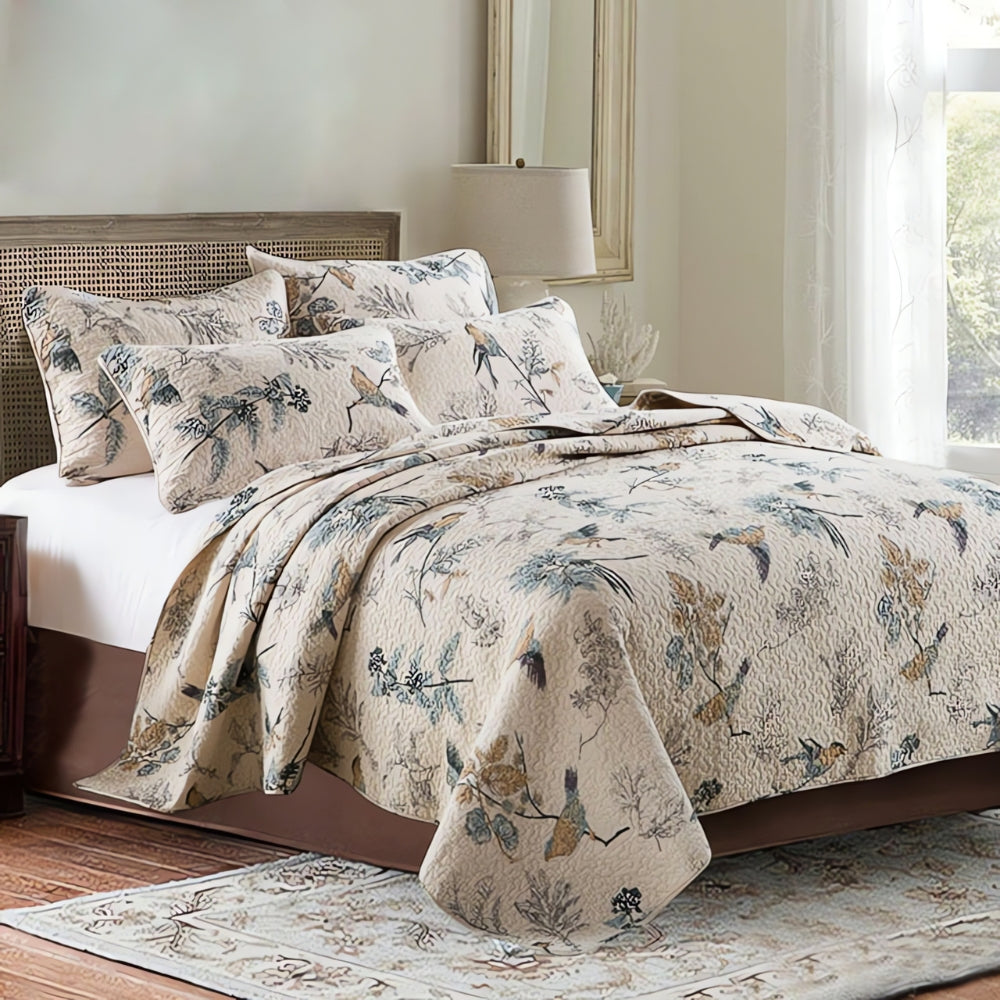 Beautiful Flower Bedspread - Luxicro
