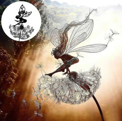 Delicate Metal Yard Statues - Luxicro