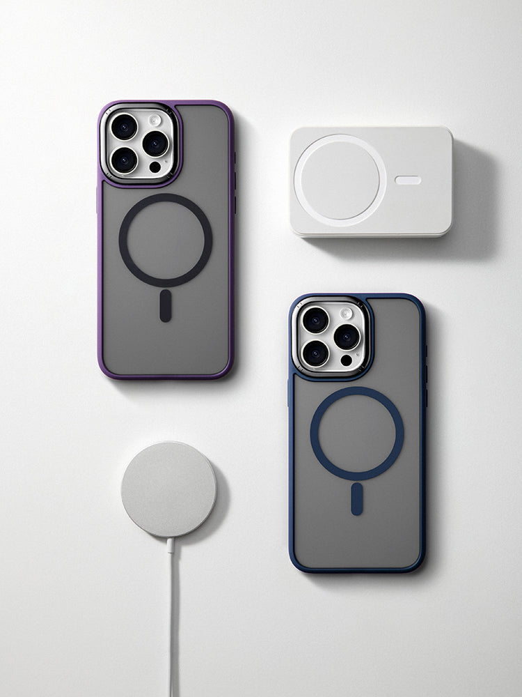 Soft Touch Clear iPhone Case with MagSafe Compatibility