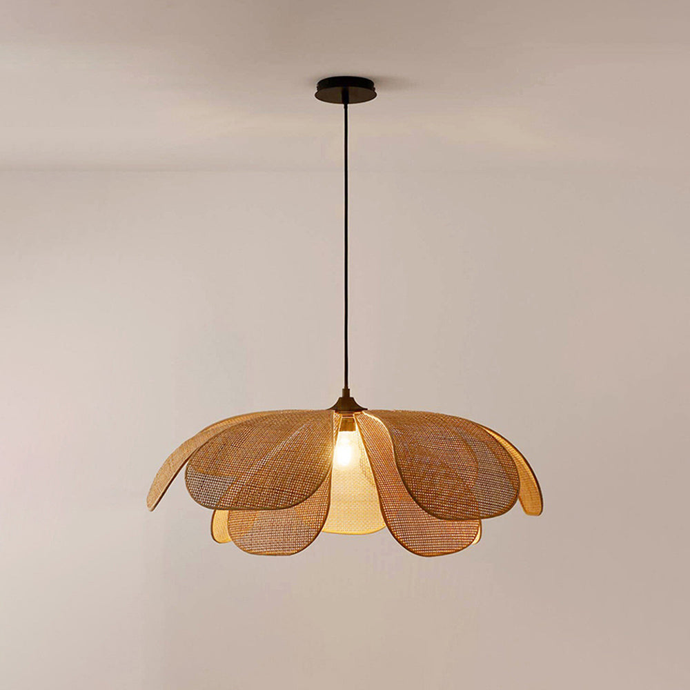 Rustic Woven Hanging Light for Bedroom