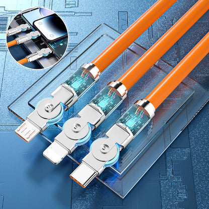 Bendable 360 Rotation USB Charger Cable