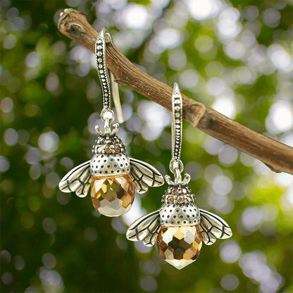 Colorful Bee Drop Earrings