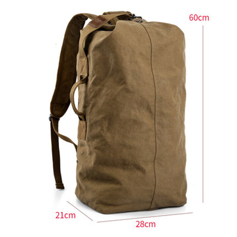 Extra Large Durable Canvas Travel Backpack