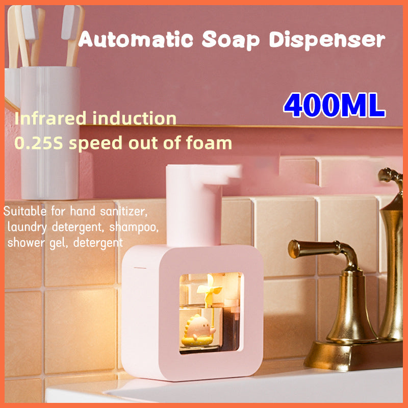 Automatic Pet Friendly Clear Soap Dispenser