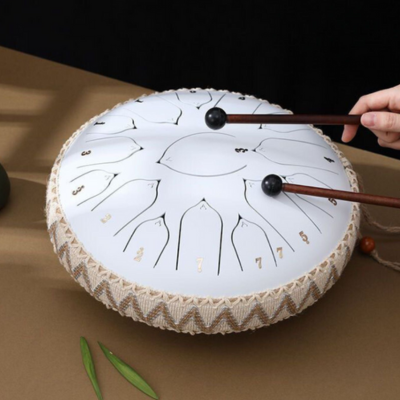 Compact Metal Meditation Drum