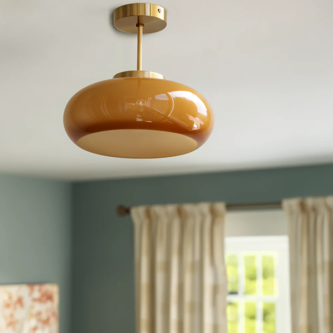 Vintage Gold Hanging Lamp - Luxicro
