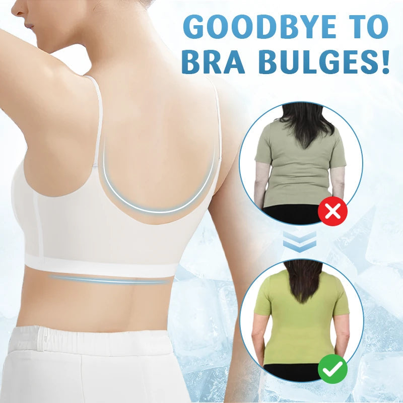 Slim Cooling Bra Made of Breathable Silk Fabric - Luxicro