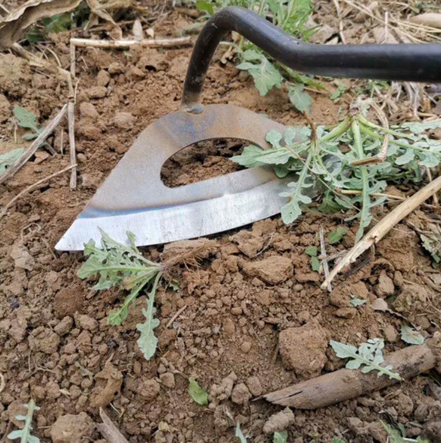 Durable Steel Garden Hoe with Comfort Grip Handle - Luxicro