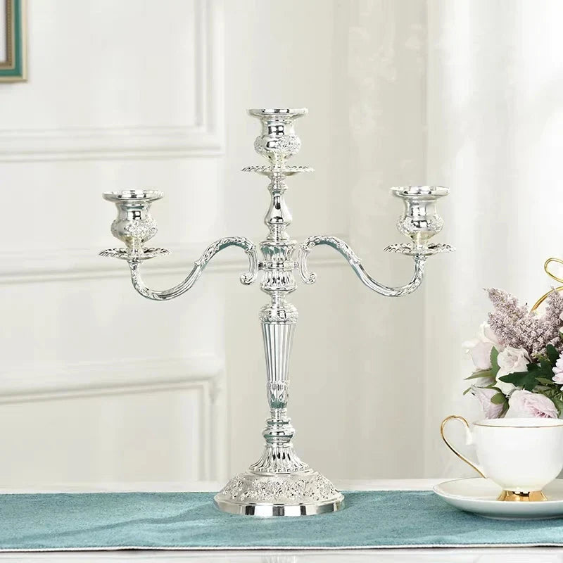 Elegant Gold Candle Holder