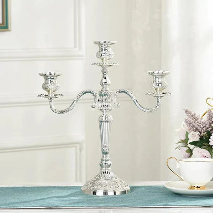 Elegant Gold Candle Holder