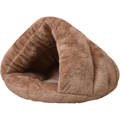 Cozy Fleece Dog Den Bed
