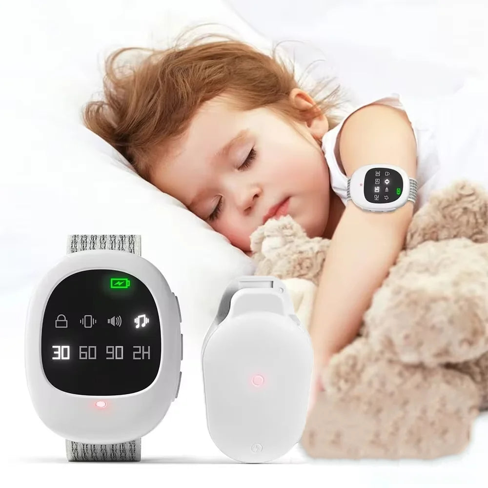 Child Bed Wetting Alert System With Nighttime Vibration Sensor - Luxicro